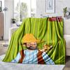 Pettson and Findus Theme Printed Blanket - Perfect for Couch, Bed, Travel & Outdoor Use | Machine Washable, Cozy & Durable.