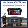8.9-inch Wireless Linux CarPlay Android Car Multimedia Screen for BMW 3 5 Series CCC, E60/E63/E64/E90/E91/E92/E93 2005-2010
