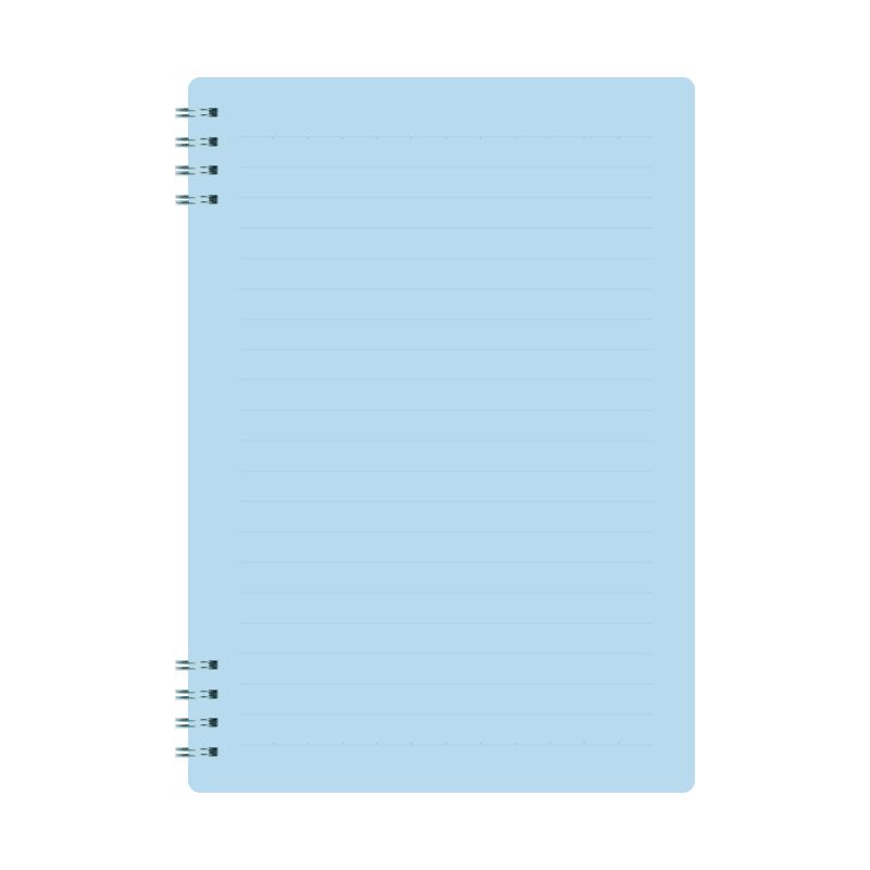 Свежий блокнот Моранди А5 на 8 отверстий в линейку – Утолщенный блок для офиса и учебы