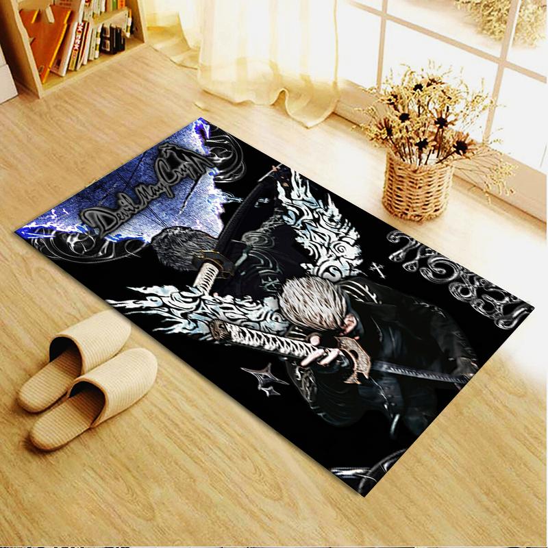 Ковер Devil May Cry для гостиной, спальни, дома, дивана, игровая нескользящая напольная подстилка для детей