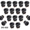 10/50/200 шт. DC-022 Разъем питания DC гнездо для монтажа на панель DC022 5,5x2,1 мм/2,5 мм Разъем питания DC с гайкой