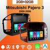 Android Carplay автомобильное радио для Mitsubishi Pajero 3 2000-2006 мультимедийный проигрыватель головное устройство стерео GPS навигация BT WIFI 2+32 ГБ