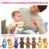 8 шт. Детские строительные фигурки Игрушки Мелкие частицы Строительные аксессуары Фигурки