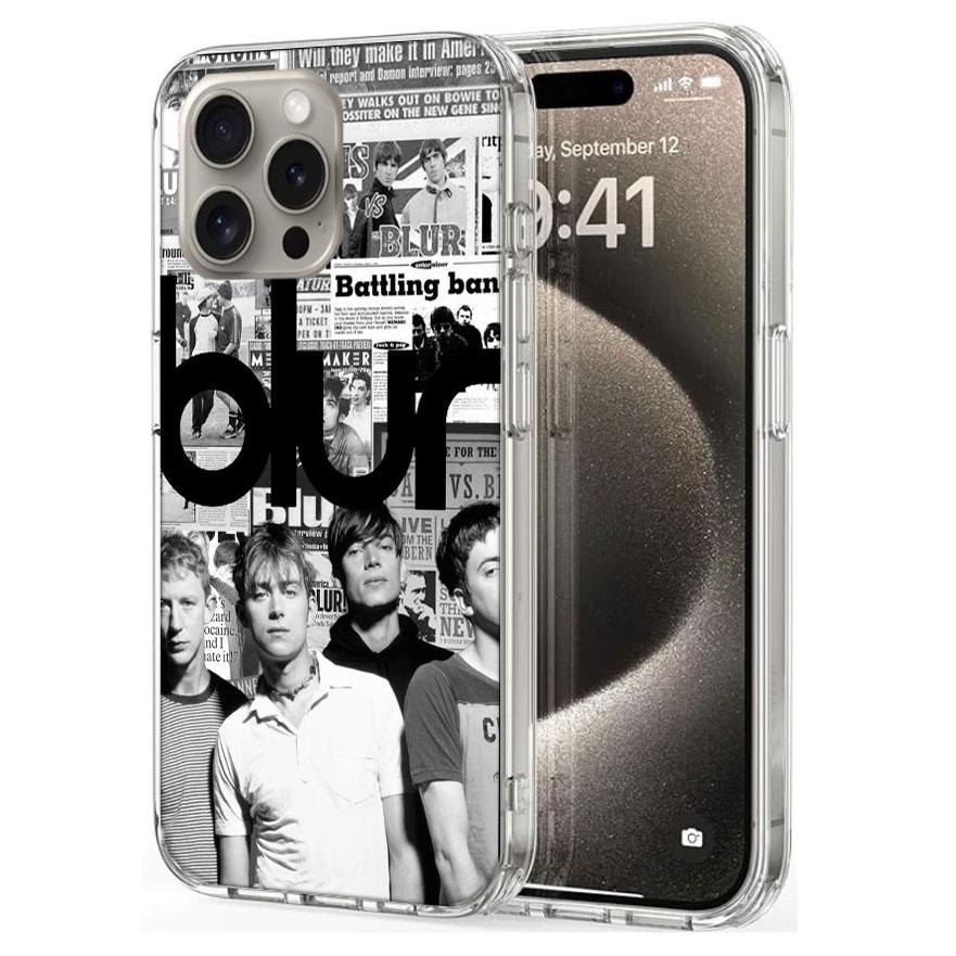 Blur Band Cases Phone Case For Iphone 17E 16E 17 Air 16 Pro Max 15 Pro 14 Plus 11 13 12 Mini Cover Cases Compatible with Suitabl