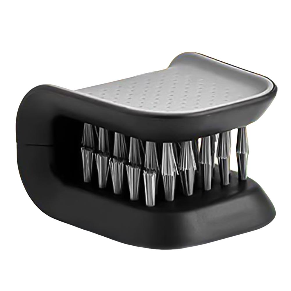 Щетка для чистки ремня безопасности автомобиля Двусторонняя U-образная Безопасный инструмент для мытья ремней в автомобиле Складной лоток Губчатая лезвийная щетка