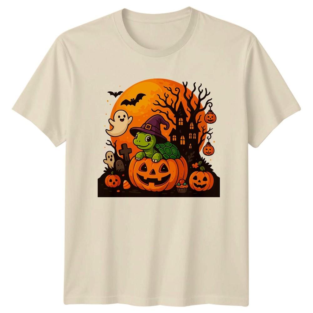 Pumpkin Turtle Spooky Halloween TShirt Turtle Lover Halloween Gift Him Her