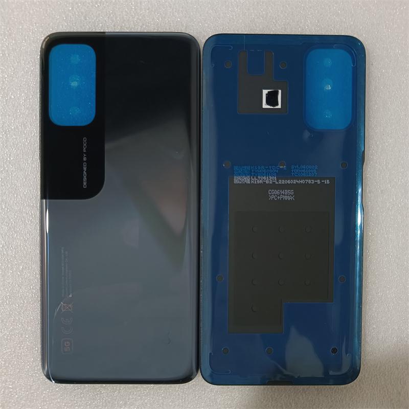 For Xiaomi Poco M3 Pro 5G M2103K19PG M2103K19PI Phone Housing Middle Frame+Battery Back Cover Case Repair Parts