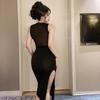 Sexy underwear, sexy perspective mesh, nightclub secretary dress, slim and thin