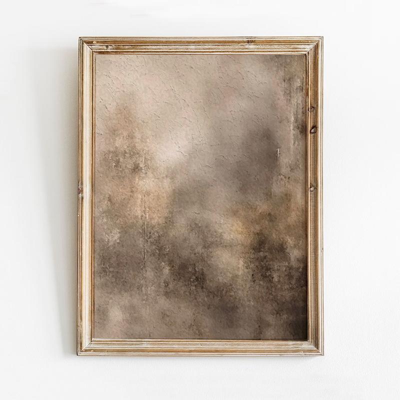 Коричневые Абстрактные Минималистичные Акварельные Постеры Печать на Холсте Винтажное Настенное Искусство Картина для Гостиной Домашний Декор Подарки