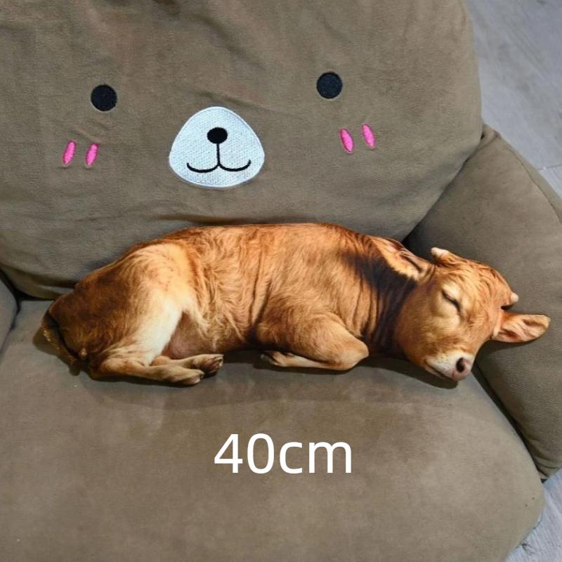 3D-печатная плюшевая подушка-свинка Реалистичная Мягкая Ткань, Безопасная для Кожи Милая Подушка для Дивана Кровати Праздничный Подарок для Детей