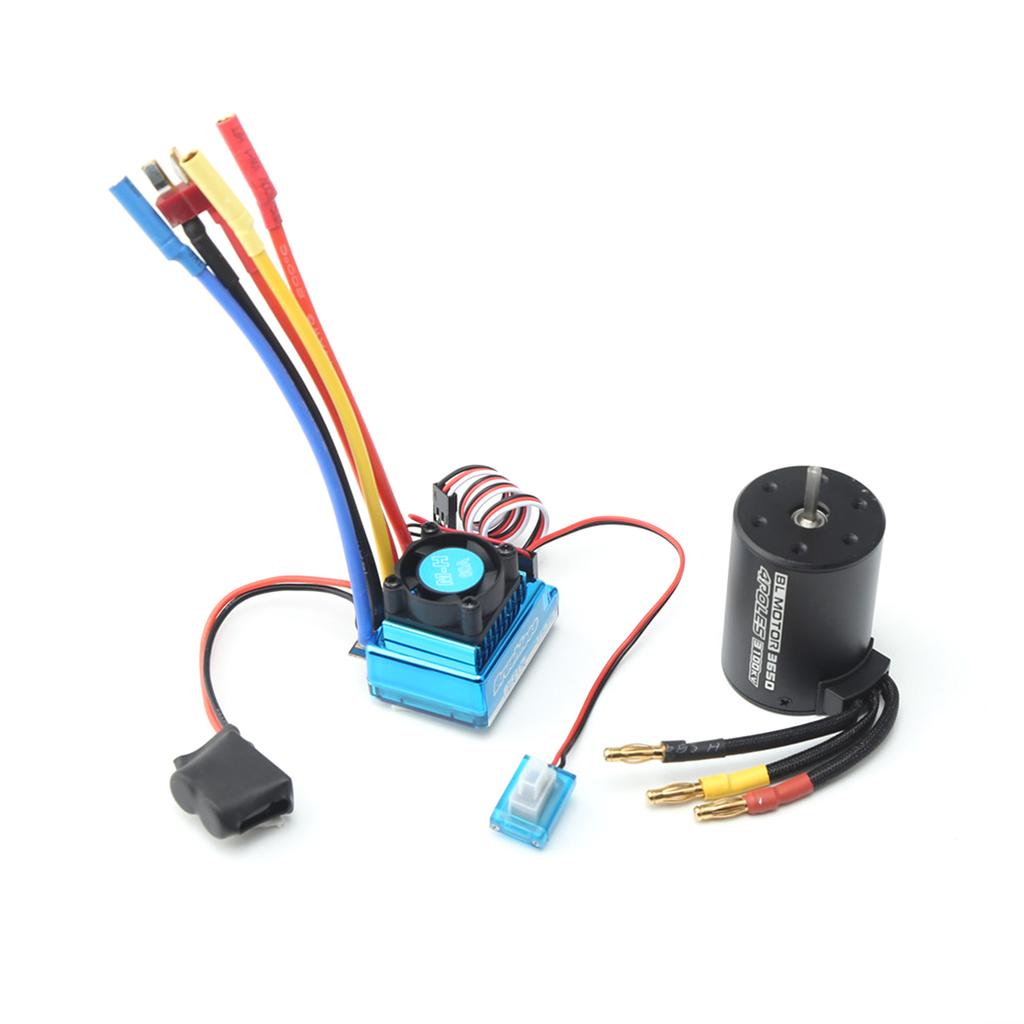 3650 Brushless Motor 3100KV with 60A Brushless ESC for 1 8 1 10 RC Car RC Boat Part