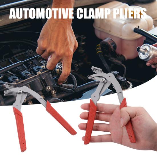 Автомобильные плоскогубцы для снятия декоративных панелей, пружинные, из нержавеющей стали, с нескользящей рукояткой, многофункциональный инструмент для снятия крепежа с интерьера и экстерьера автомобиля