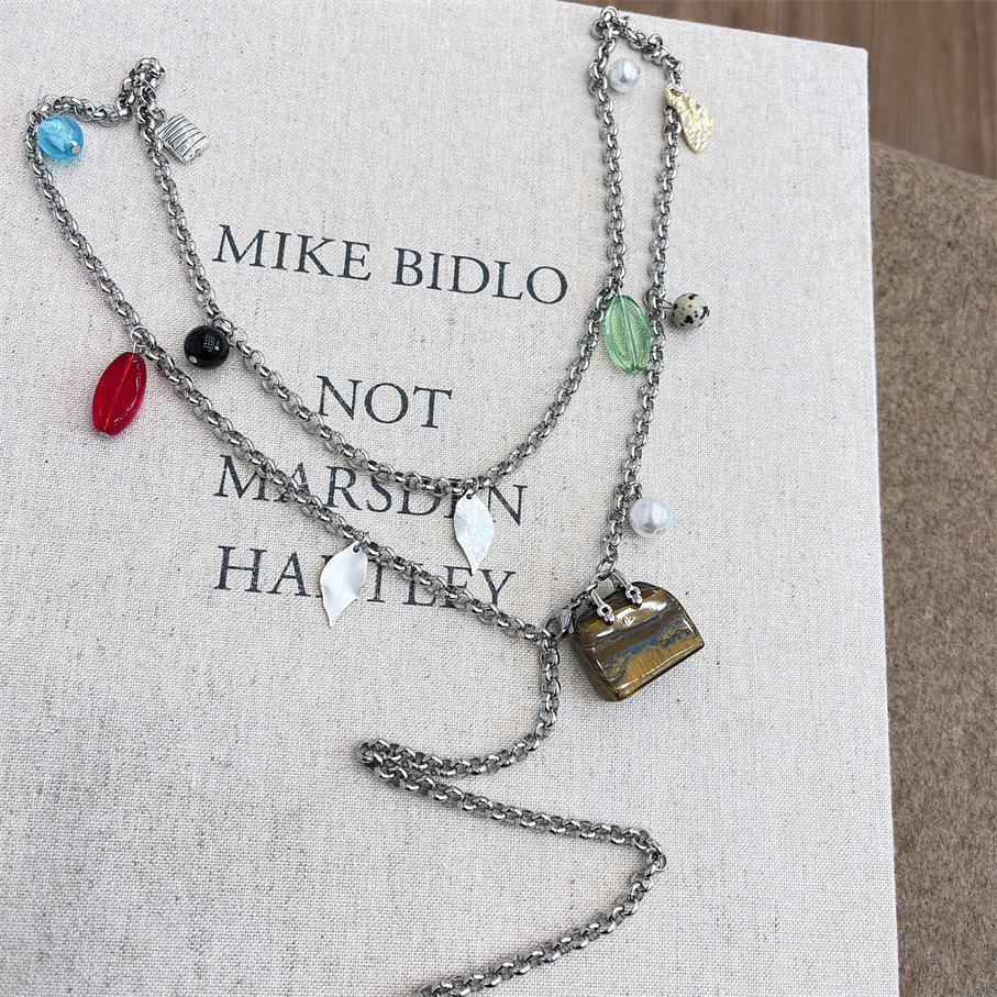 Универсальное ожерелье и цепочка на талию из натурального камня 2024 года: Высококлассный, уникальный стиль