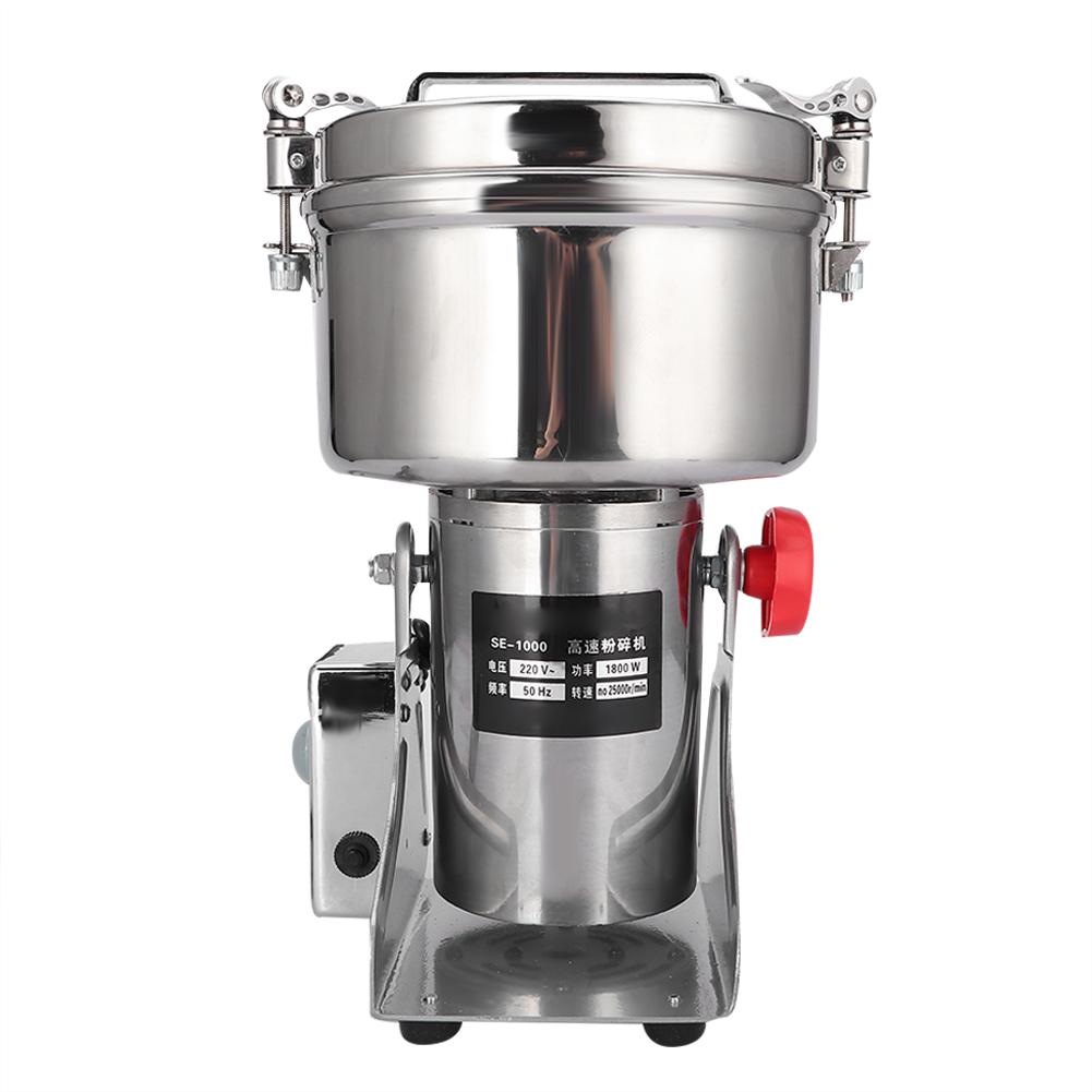 1000 г Мини-электрическая кофемолка Бытовая машина для сухого помола цельного зерна и китайских трав