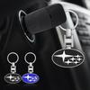 Car Keychain Car Emblem Gift with Key Ring Auto Accessories For Subaru Forester Crosstrek Outback Impreza XV Tribeca Ascent Legacy Levorg Mpreza