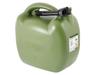 Plastic Fuel Canister, 20L, Oval, Khaki