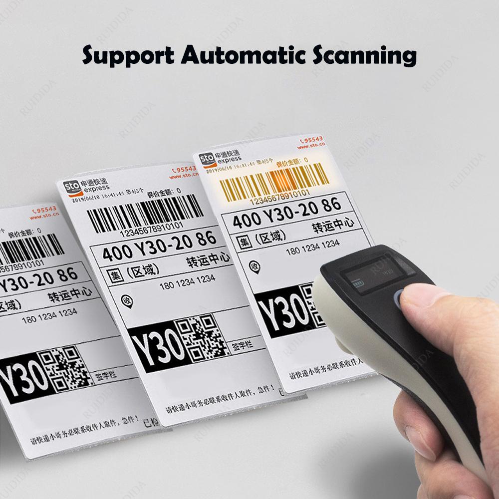 Мини Bluetooth Сканер Штрихкода Packot Беспроводной Считыватель QR-кода Портативный 1D 2D Сканер Штрихкода Ручной для Курьерской Логистики Магазина