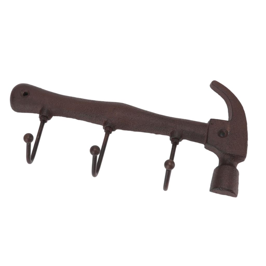 Крючок в индустриальном стиле, инновационный настенный декоративный крючок из чугуна, вешалка для одежды, подвеска для бара