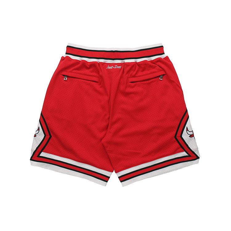 Mitchell & Ness x Just Don Баскетбольные шорты Унисекс Красные SHORNG18322-CBURED1397-