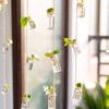 Nordic Home Decor With 8 Mini Bottle 1 Strings Glass Vase Hanging Vase Wind Chimes