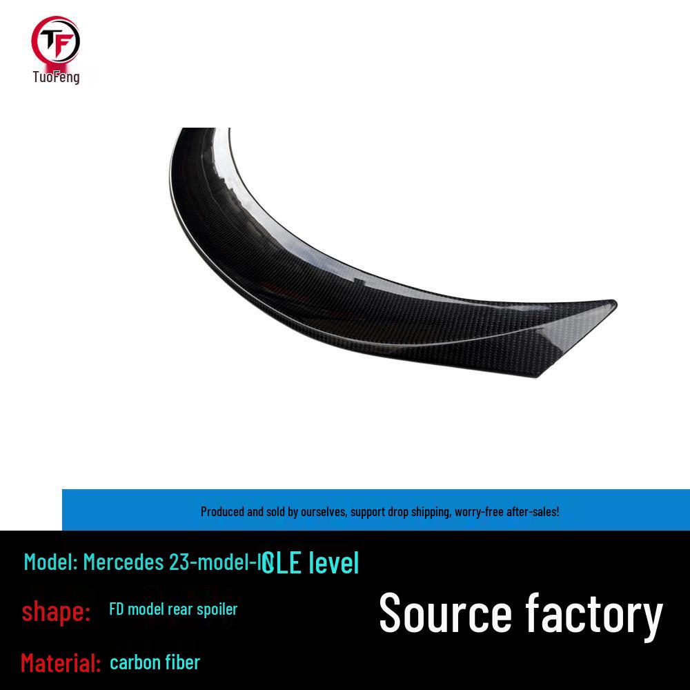 Mercedes-Benz CLE-Class C236 FD Style Carbon Fiber Rear Spoiler Upgrade.