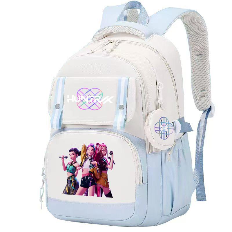 Animation Cartoon With Schoolbag College Style Trend Men And Women Versatile Primary And Secondary School Students Casual Backpack