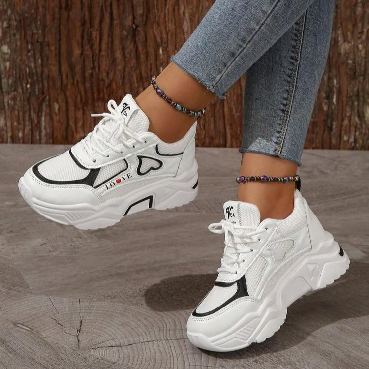 Модная платформа, плоская обувь, женские повседневные кроссовки 2025, кеды, женская вулканизированная обувь