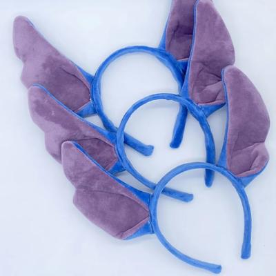 MINISO Новый Стич Аниме Длинноухий Обруч для Волос Хэллоуин Милый Стич Повязка на Голову Взрослый Детский День Рождения Головной Убор Подарки Игрушки