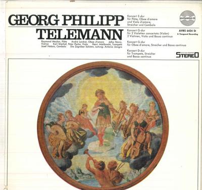 Виниловая пластинка ANTONIO JANIGRO, ZAGREBACKI SOLISTI - Telemann Konzerte AVRS6424ST AMADEO Австрия Классика Б/У