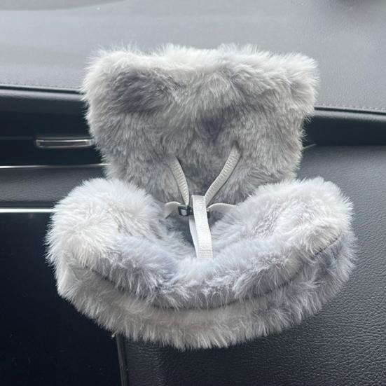Doll Car Seat with Clip Car Air Vent Safety Belt Design Soft Cushioned Doll Car Decor Auto Accessory