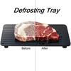 Поднос для быстрой разморозки Кухня Самый безопасный способ разморозить мясо или замороженные продукты