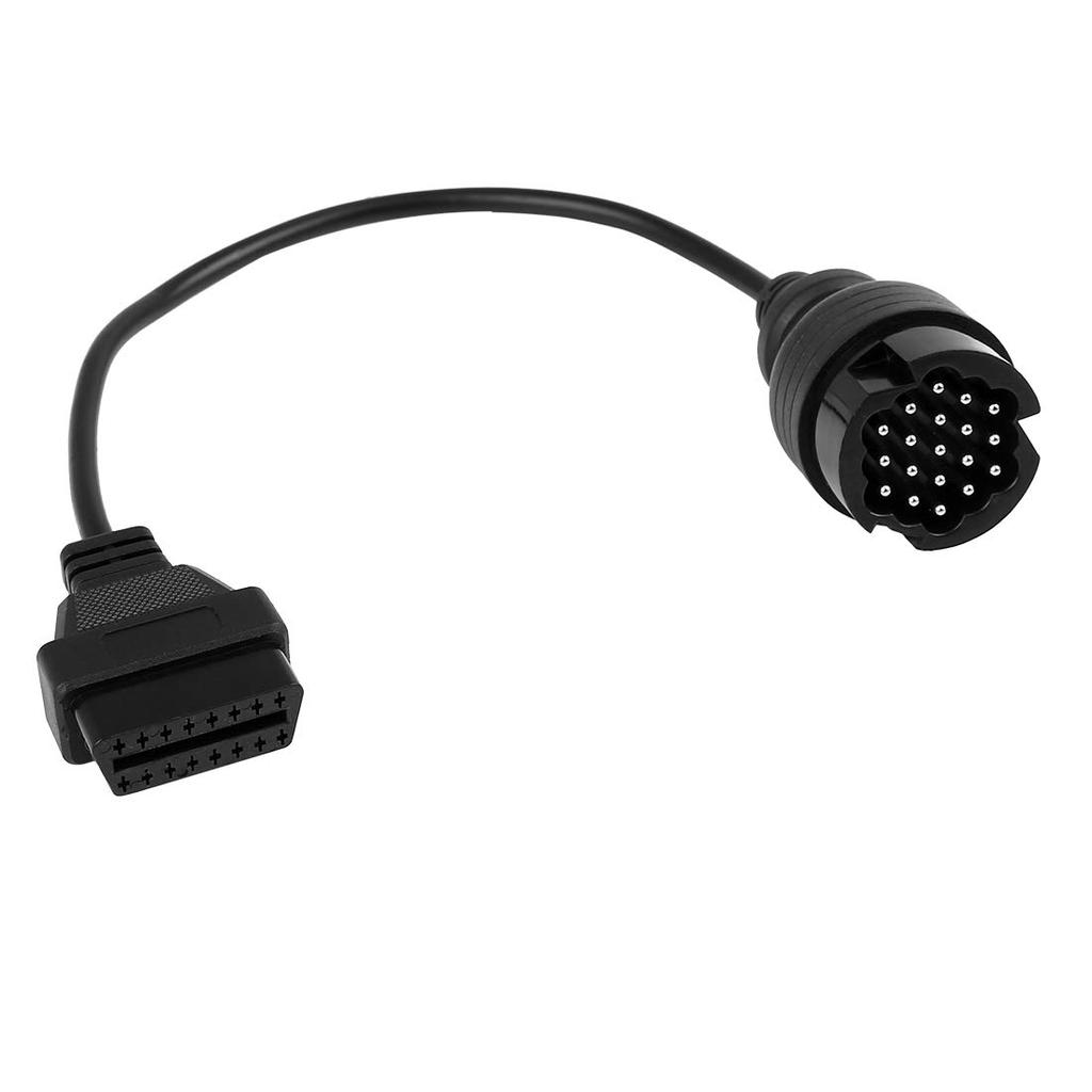 uxcell OBD2 Diagnostic Connector Cable DC 19 Pin to 16 Pin 40cm Length