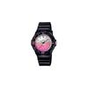 Casio LRW-200H-4EV Аналоговые часы Глянцевые Черные Розово-Металлические Женские Детские Международная Модель