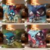 DdofusS Animation Film Pillow Case Cushion Cover Soft Washable Pillow Case MultiScene For Couch Bed Travel Office Use