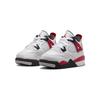 Детские кроссовки Air Jordan 4 Retro TD Red Cement White Fire-Red Black BQ7670-161