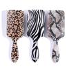 1 Pcs Leopard Air Cushion Combs Home Salon Women Scalp Massage Comb Handle Tangle Wide Teeth Hair Brush Anti-Static