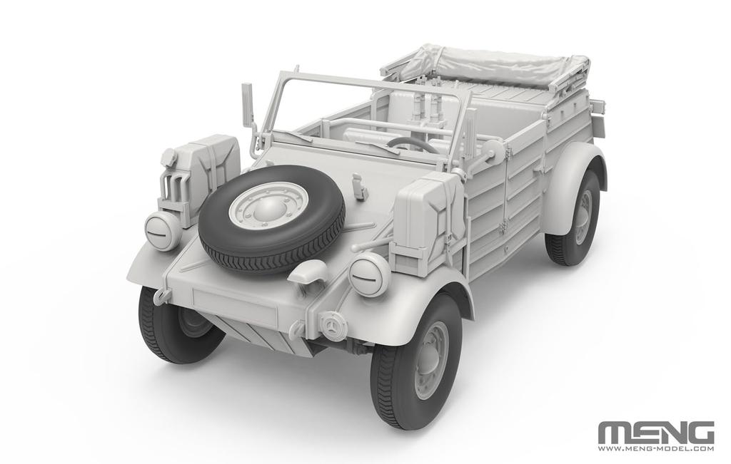 GSI Creos Monmodel German Kubelwagen Type 82 North African Specification Plastic Model Kit MVS015 1/35 Pkw.K1