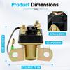 Starter Solenoid Relay For Polaris Magnum 325 425 500 Sportsman 335 400 500 600 700 Xplorer 250 300 400 500 Trail Boss 250 300 325 330 350 Trail