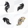 Роскошные Универсальные Броши в виде Лошадиной Головы для Женщин, Значки с Животными, Повседневные Аксессуары для Вечеринок и Встреч с Друзьями, Ювелирные Изделия в Подарок