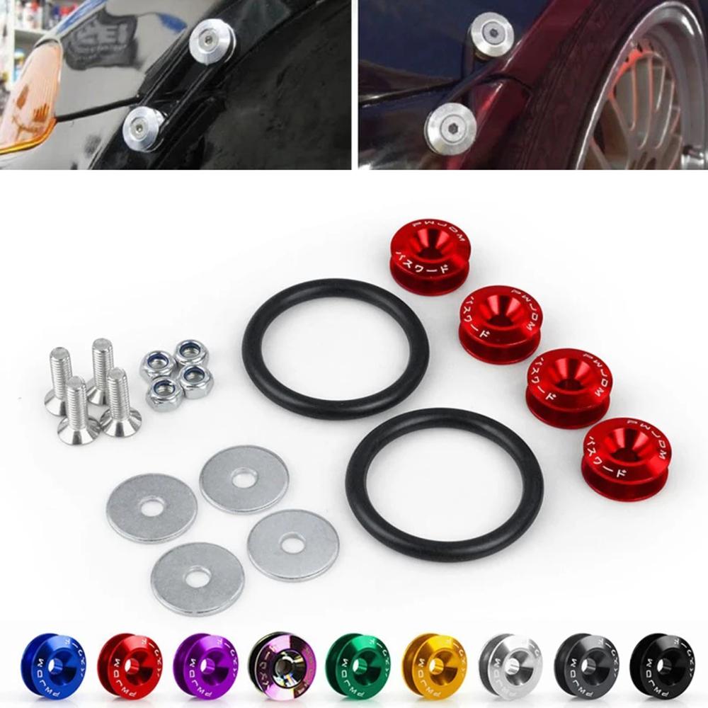 Hatch Cover Surrounding Screw Car Bumper Fasteners JDM Fasteners Kit Quick Release Fasteners