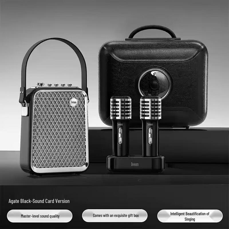 Divoom TimesFrame Portable Bluetooth Karaoke System