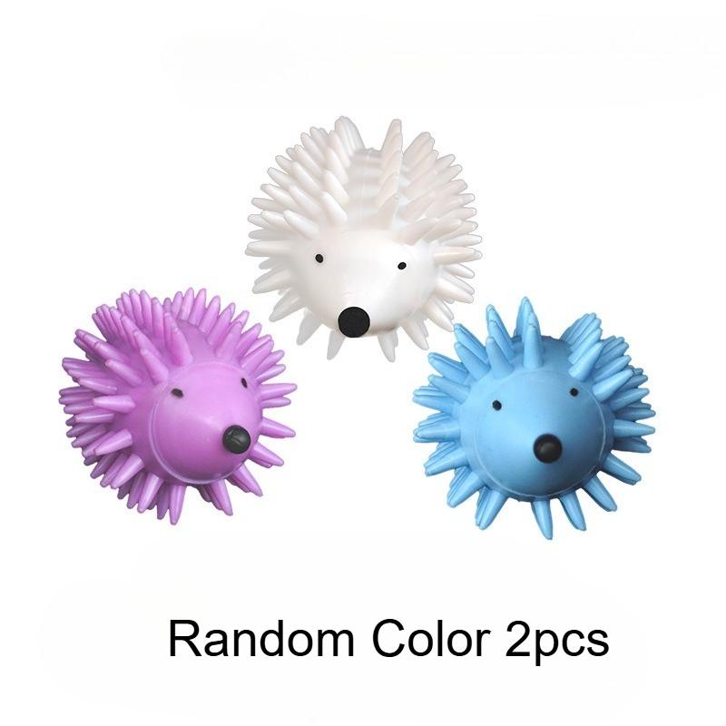 2/4/6pcs Reusable Hedgehog Laundry Detergent & Dryer Balls - Cute Anti-Tangle Wrinkle-Free Plastic Laundry Helper for Washer