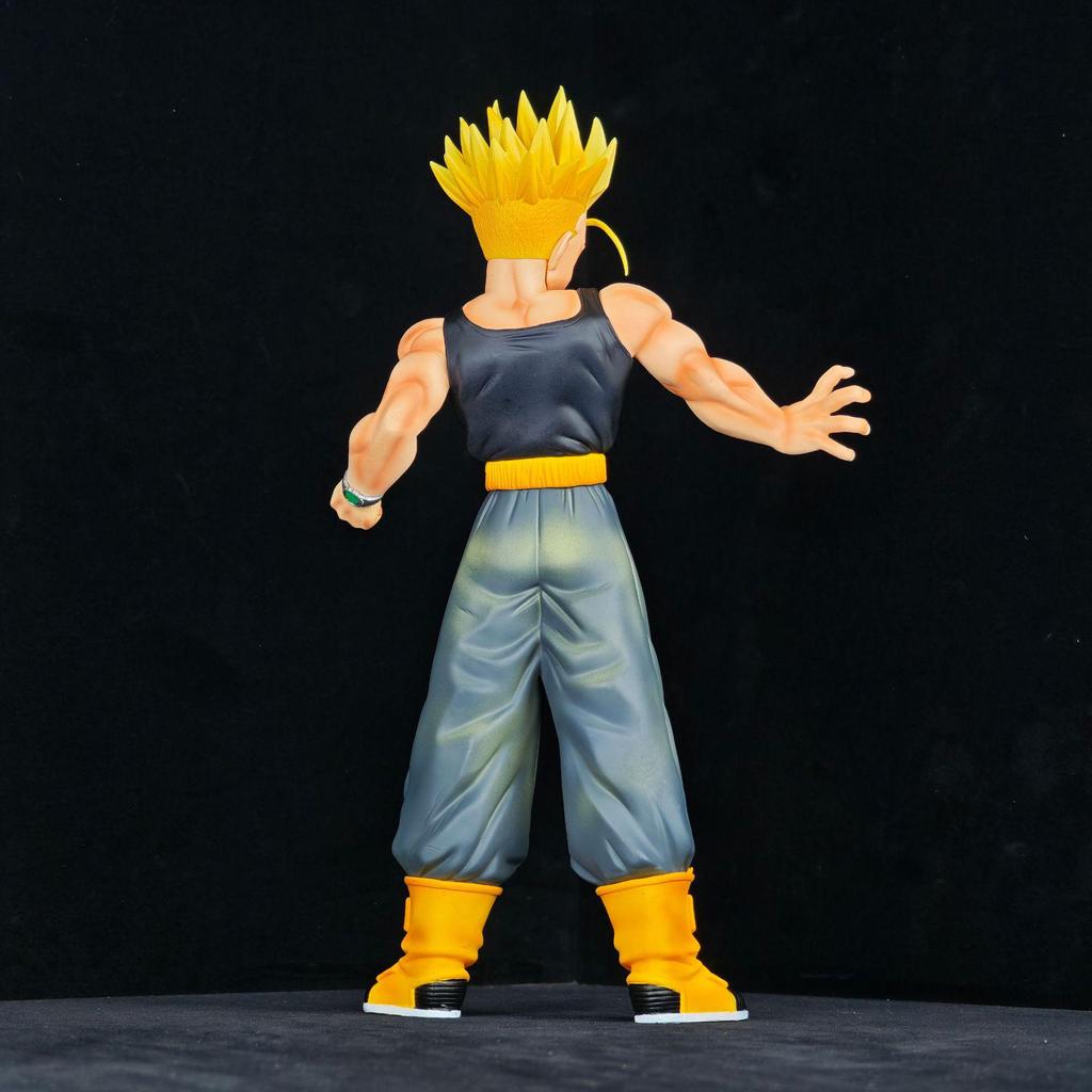Dragon Ball Super Saiyan Trunks Future Warrior Double Head Figure Ornament Premium Version