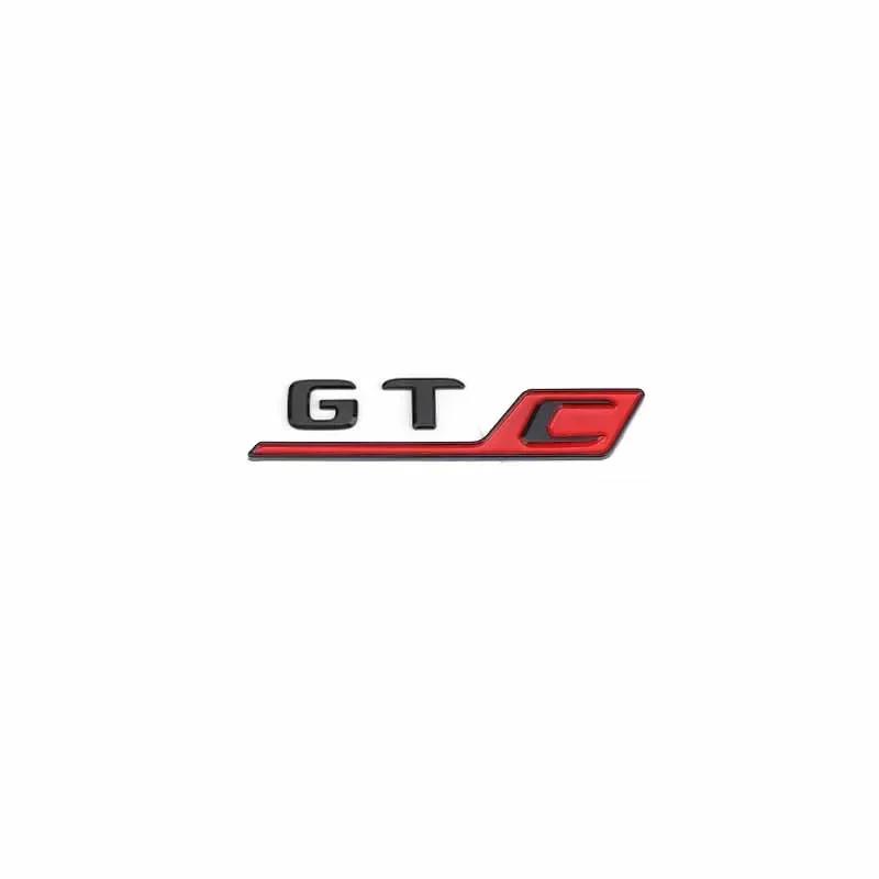 GTR GTS GTC 3D ABS Letter Rear Trunk Decal Emblem Badge Sticker For Mercedes Benz AMG GT R S C GT43 GT63 C190 Car Accessories