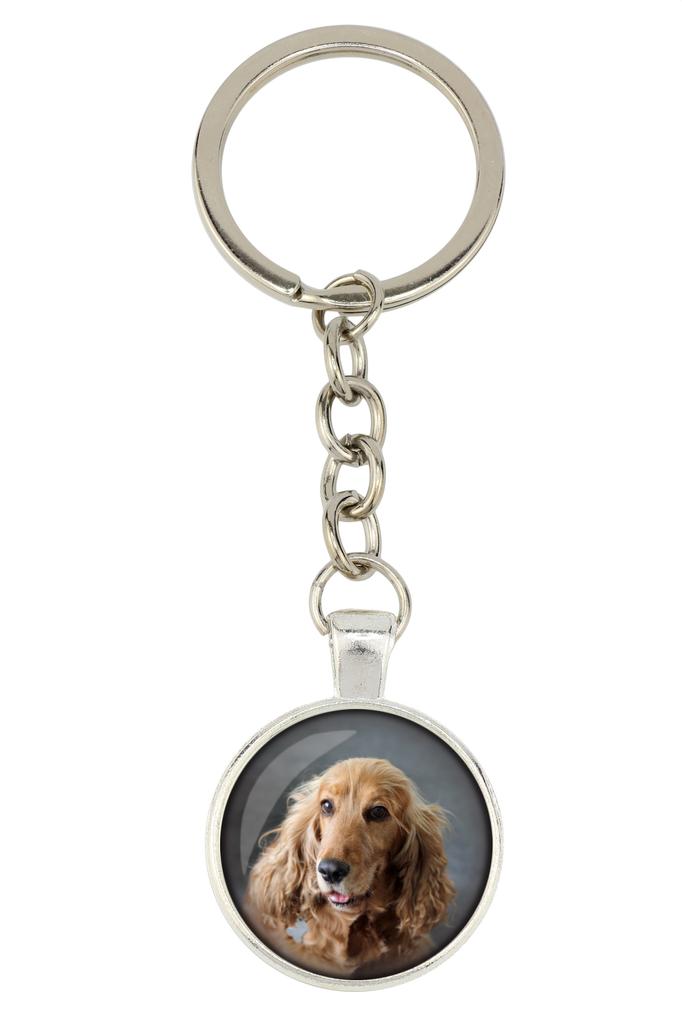 English Cocker Spaniel - Keychain with Your Photo, Key Decoration, Bag Pendant from Art-Dog Brand