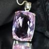 Natural Pendant Pink Topaz Emerald 925 Sterling Silver 98.40 Gems CERTIFIED My-409-k
