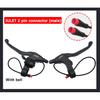 NUTT E-Bike Bike Scooter Electric Brake Lever Waterproof JULET Square 2pin Bicycle 22.2MM With Bell For V- C- Line Drum Brake