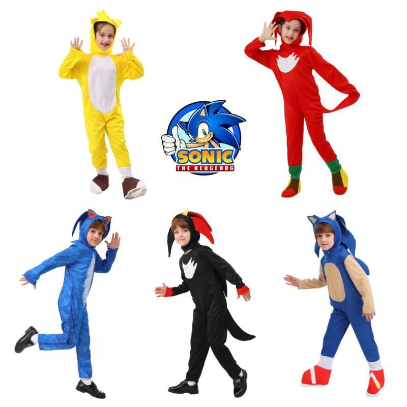 Stylish Blue Cosplay Costume Sonic Hedgehog Theme For Carnival Party