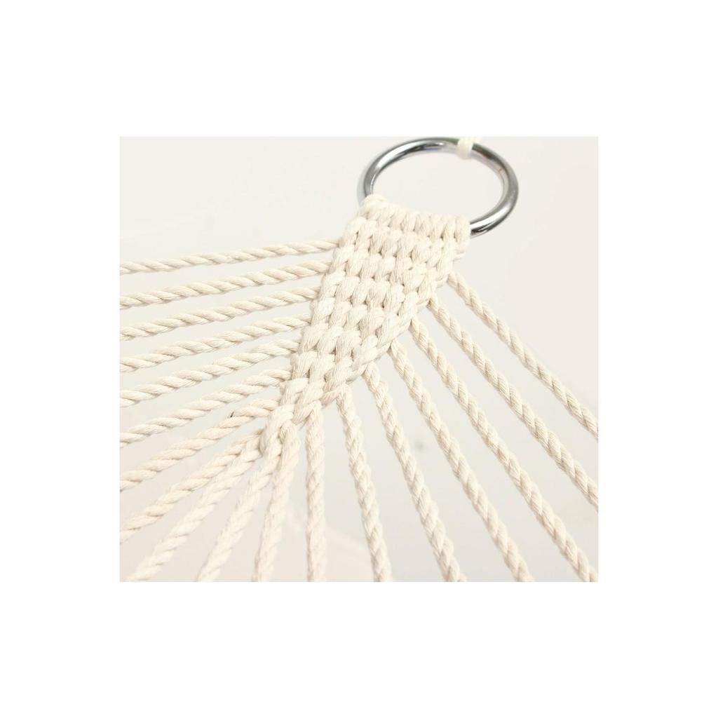 Хлопковый гамак с двойным плетением и двойным узлом