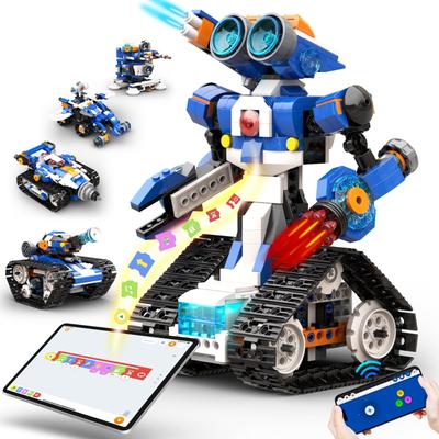 Робот Apitor J Programming Robot Kit, Детская игрушка, Конструктор для STEM-образования, Игрушка с дистанционным управлением 6-в-1, Раннее образование для начальной школы, Scratch